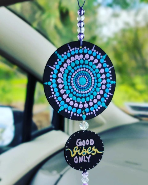 Double Sided Mandala Car Hangings