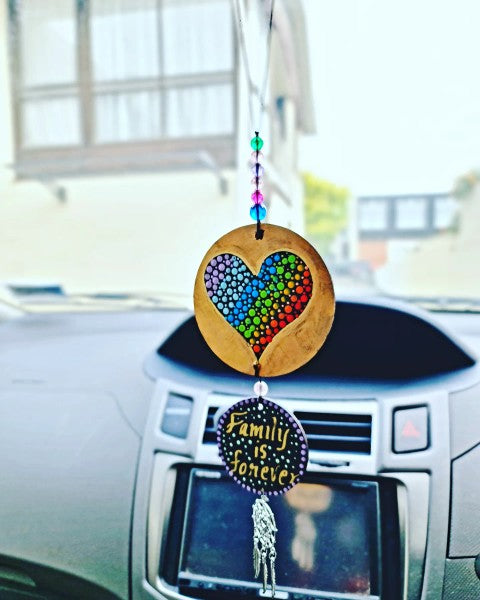 Double Sided Mandala Car Hangings