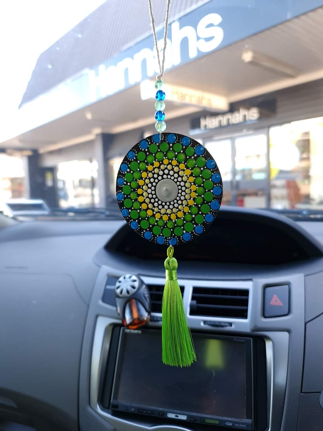 Double Sided Mandala Car Hangings