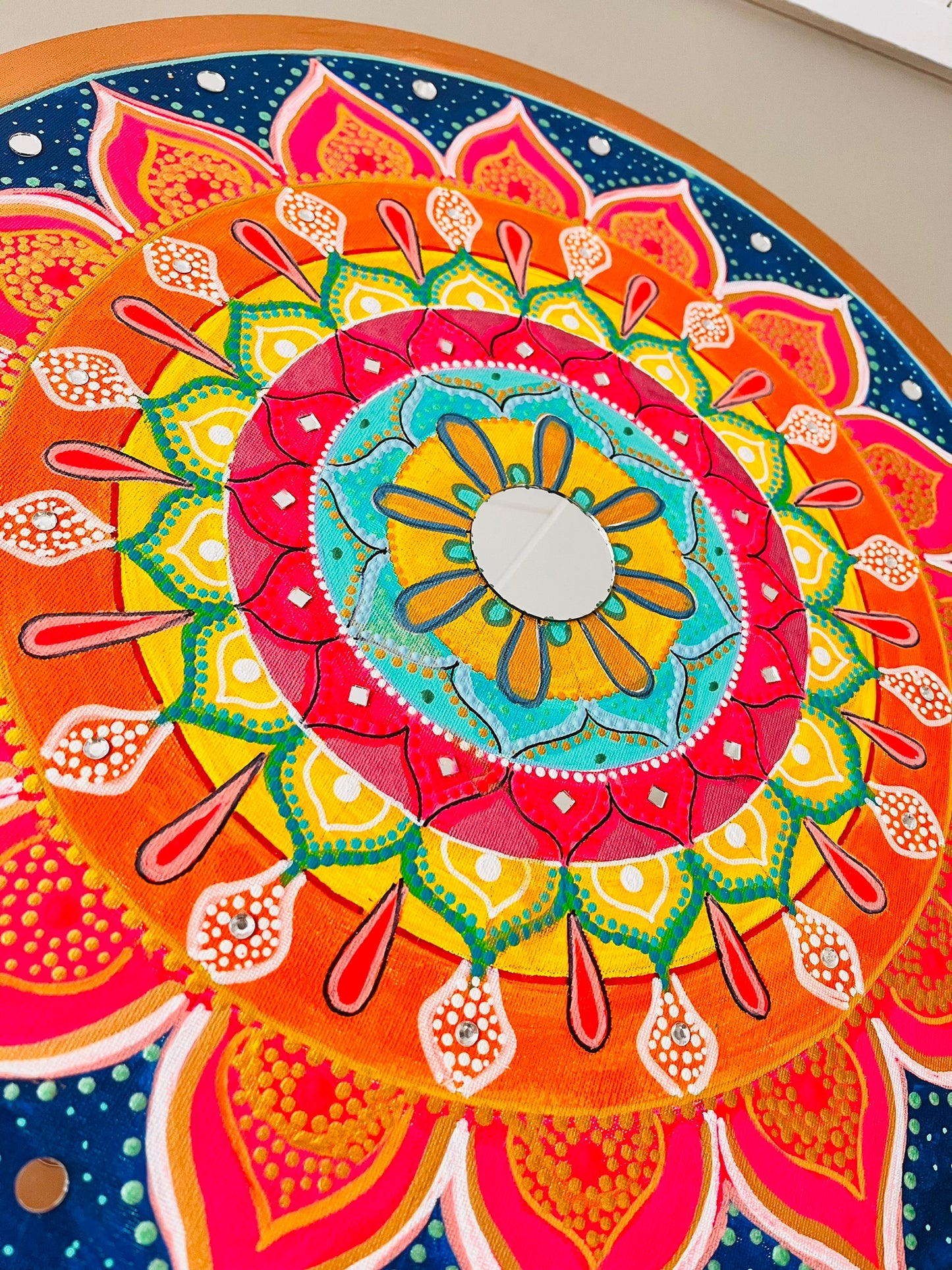 Hand Painted Unique Mandala Wall Decor Paintings