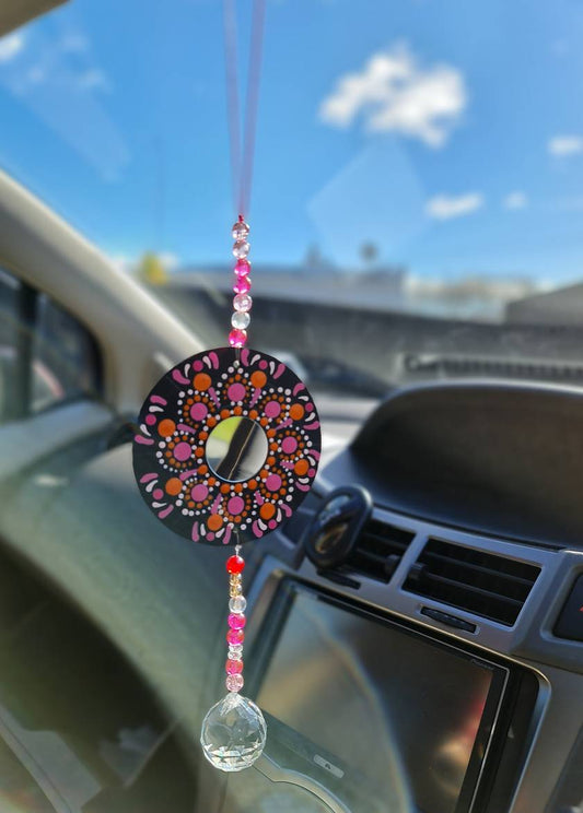 Double Sided Mandala Car Hangings