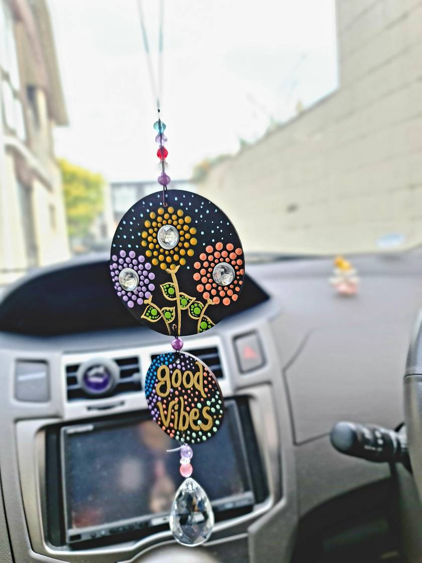 Double Side Mandala Car Hangings