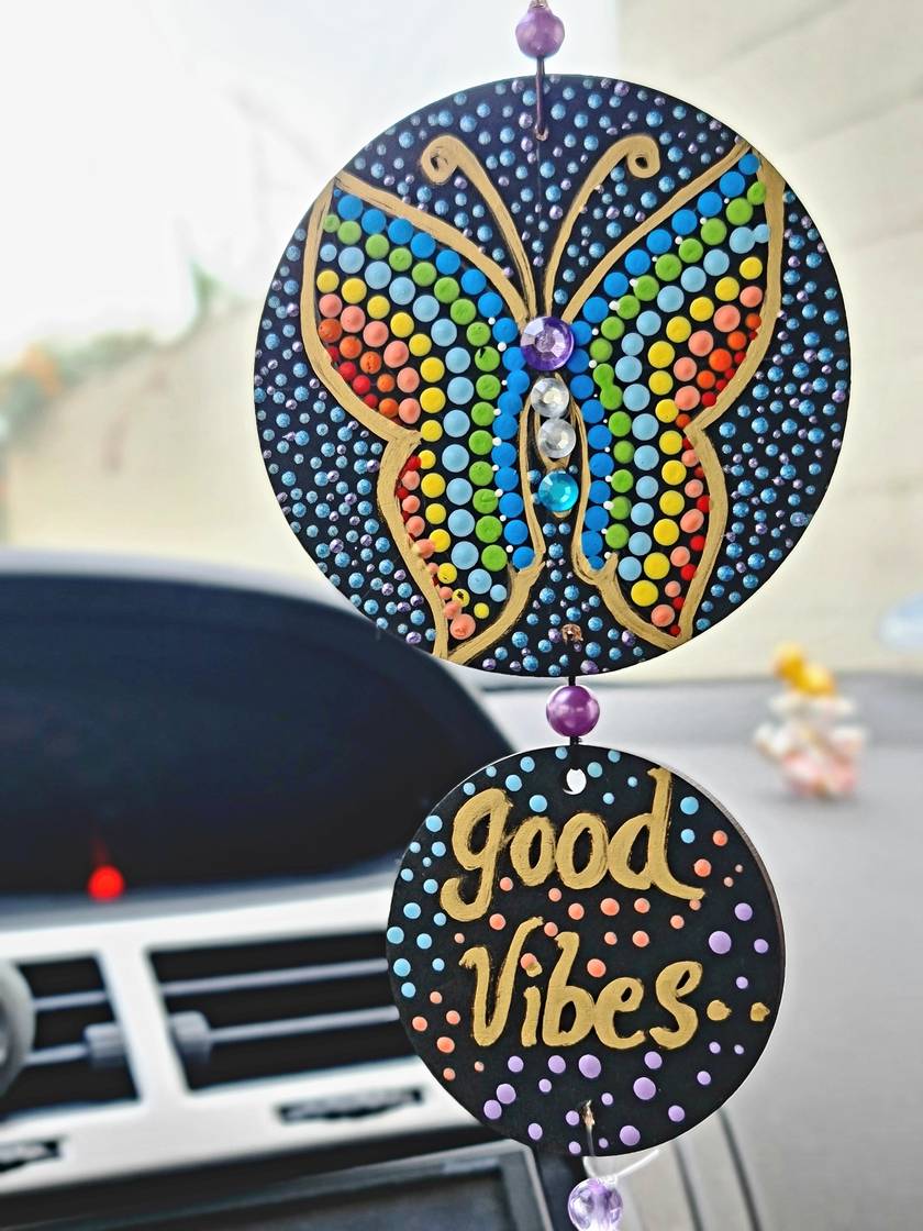 Double Side Mandala Car Hangings