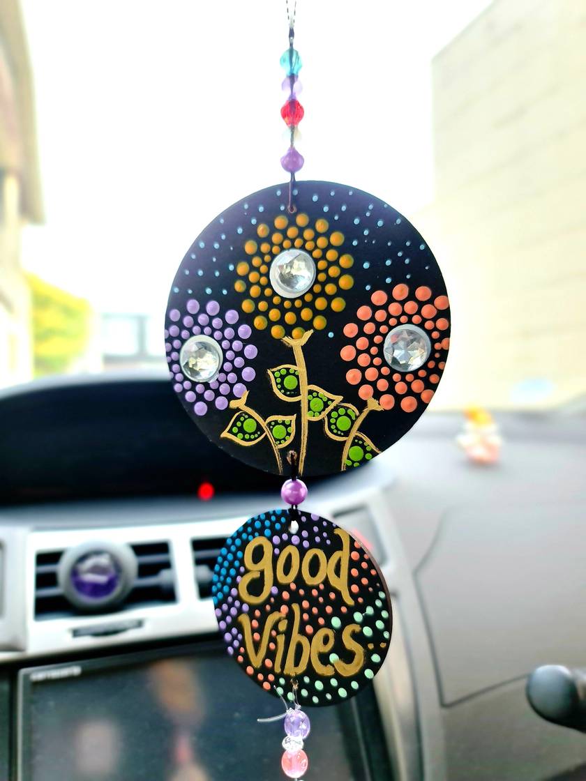 Double Side Mandala Car Hangings