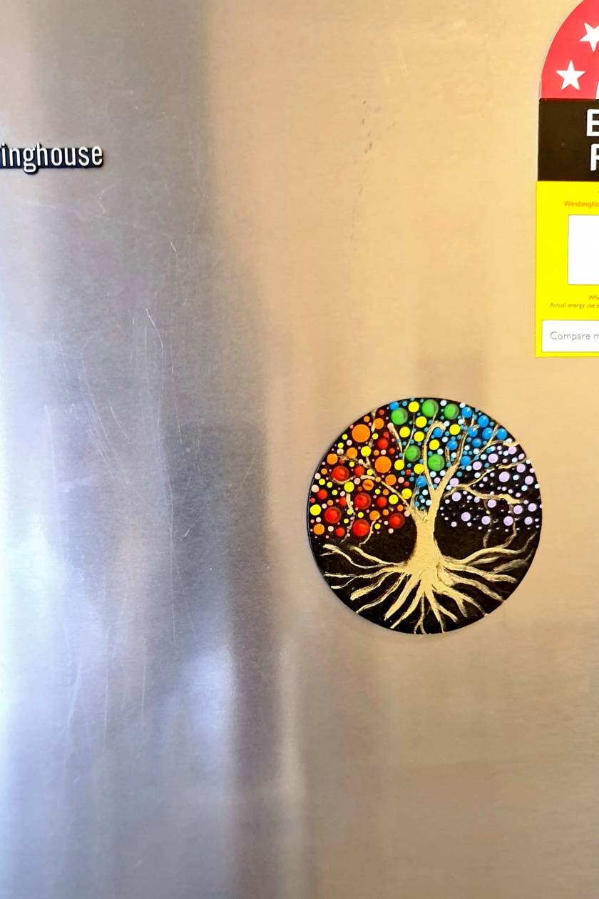 Colourful Mandala Fridge Magnets