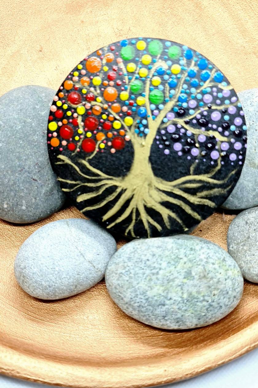 Colourful Mandala Fridge Magnets