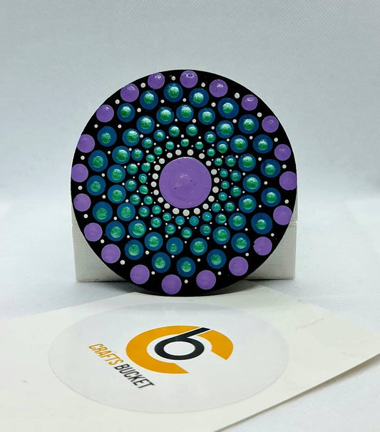 Colourful Dot Mandala Fridge Magnets