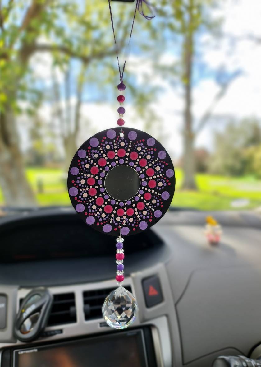 Double Sided Mandala Car Hangings