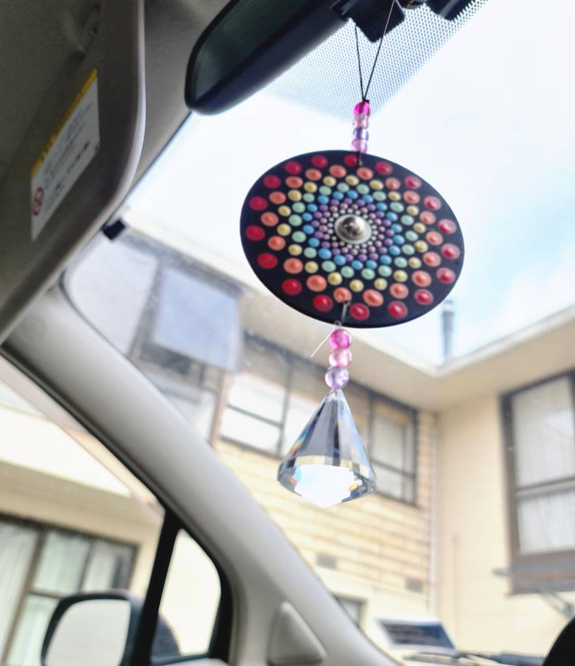 Double Sided Mandala Car Hangings