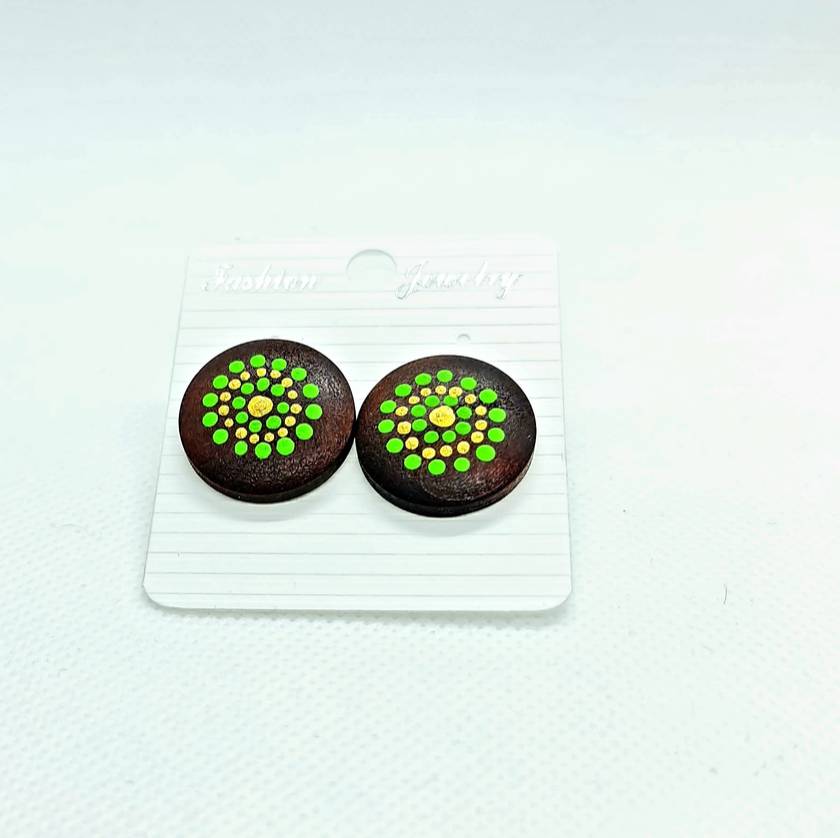 Mandala Inspired Stud Earrings