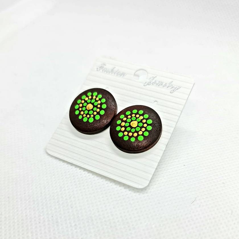 Mandala Inspired Stud Earrings